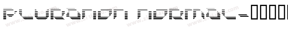 Pluranon Normal字体转换